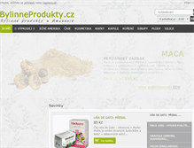 Tablet Screenshot of bylinneprodukty.cz